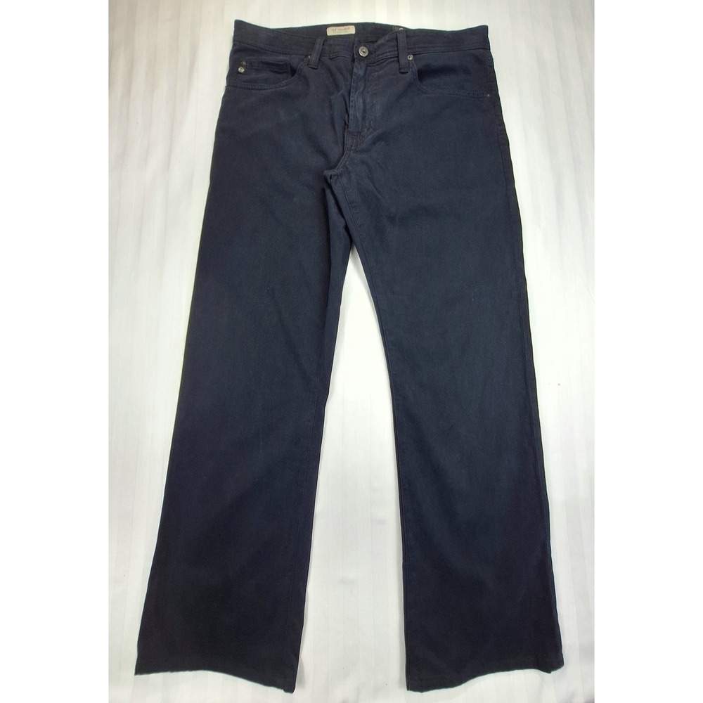 AG Adriano Goldschmied The Protege Straight Leg Pants Navy Blue Mens 34x34